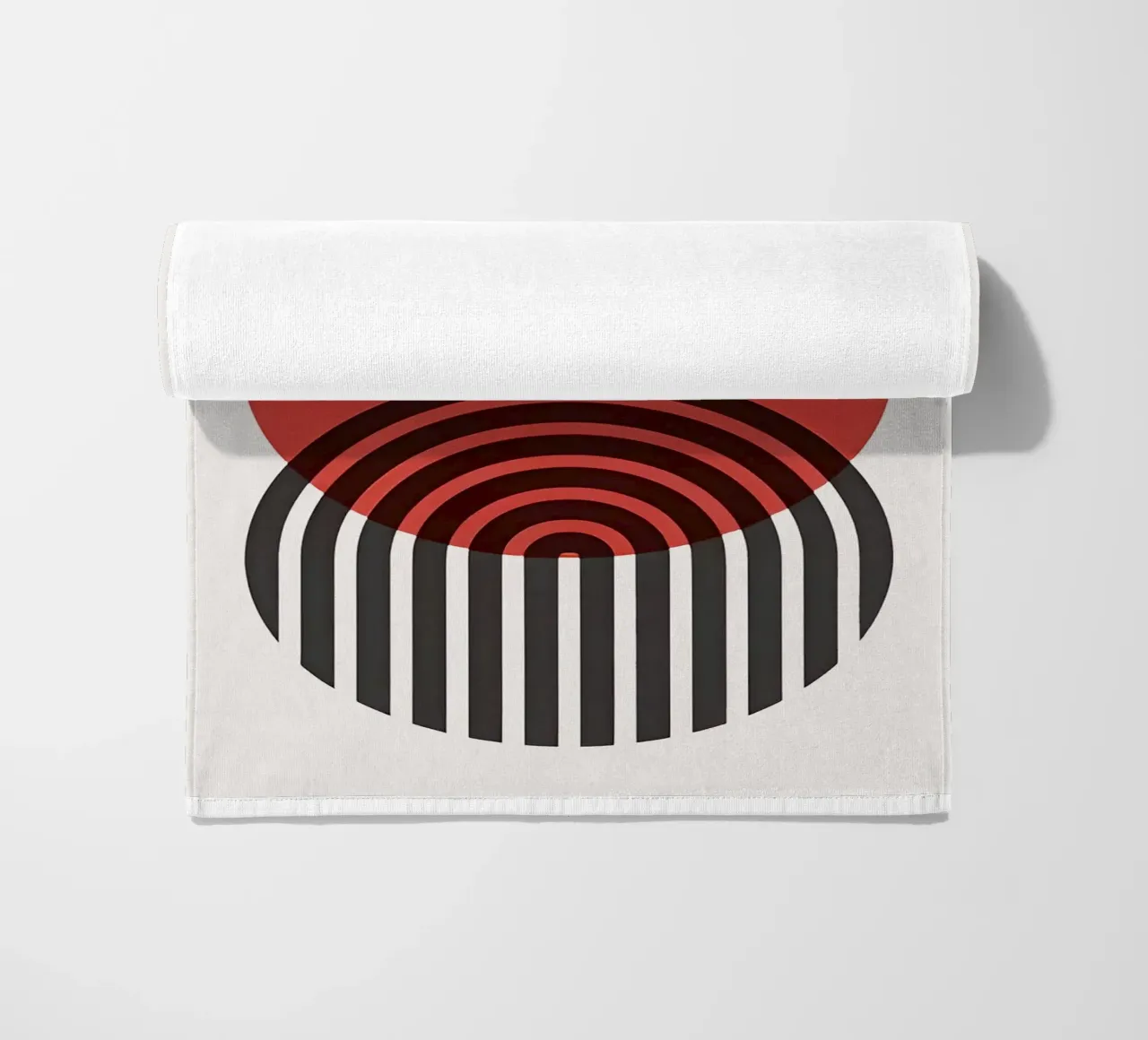 Bauhaus Eclipse Geometry strandhanddoek van Sun Flower