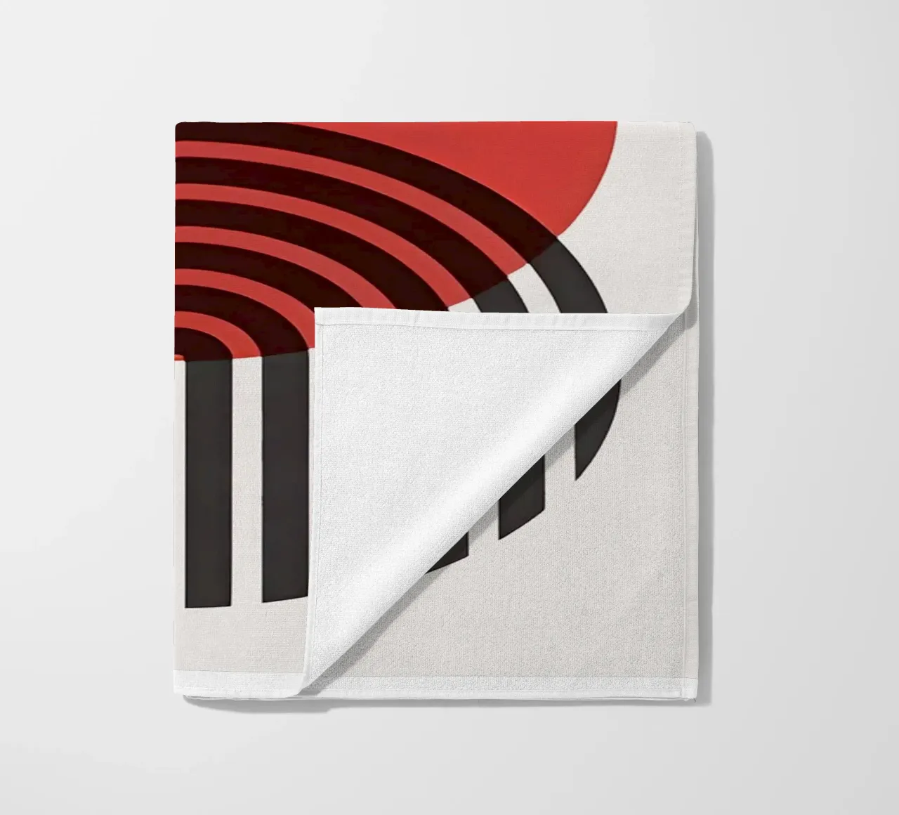 Bauhaus Eclipse Geometry strandhanddoek van Sun Flower