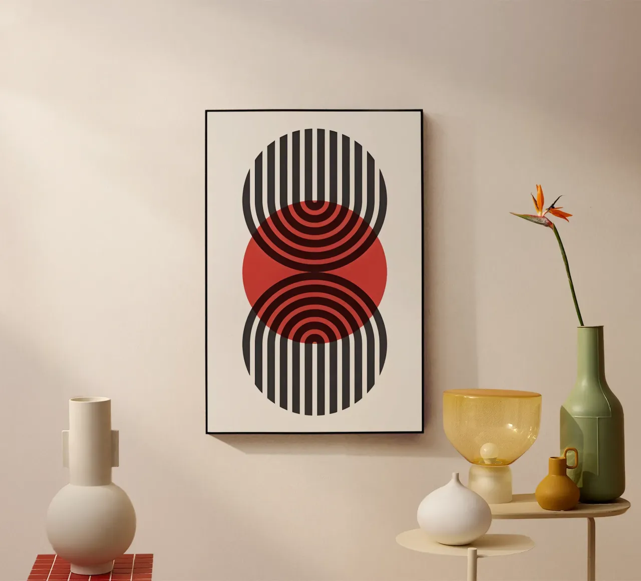 Bauhaus Eclipse Geometry plexiglass da Sun Flower