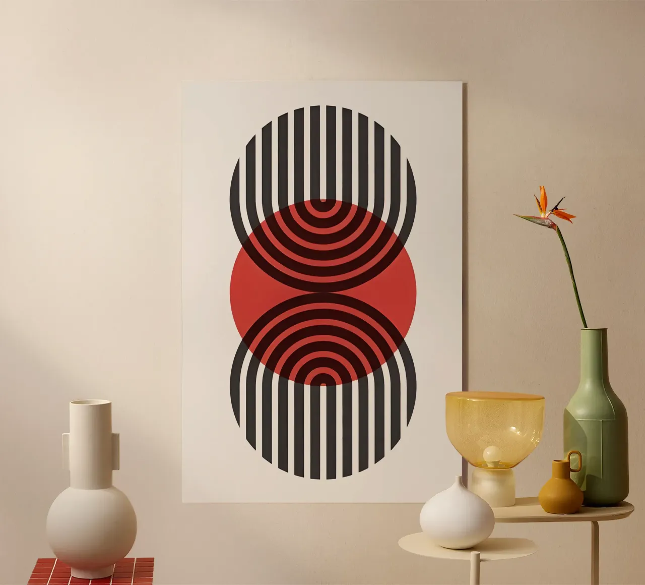 Bauhaus Eclipse Geometry plexiglass da Sun Flower