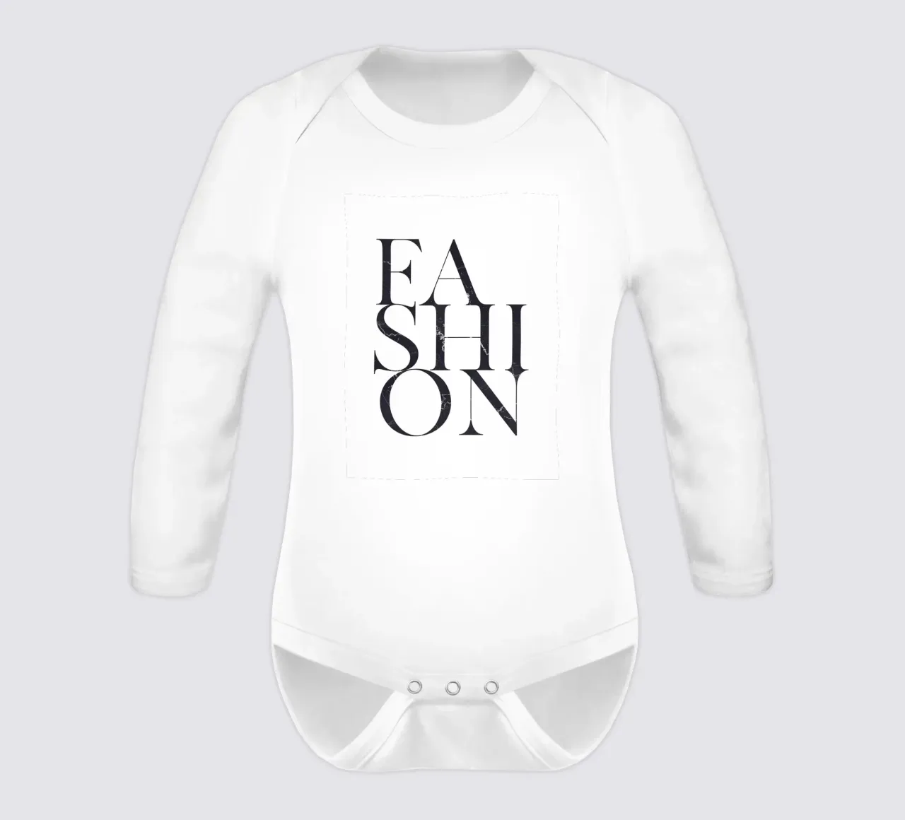Fashion Typographie - Design de marbre body manches longues de Whole©