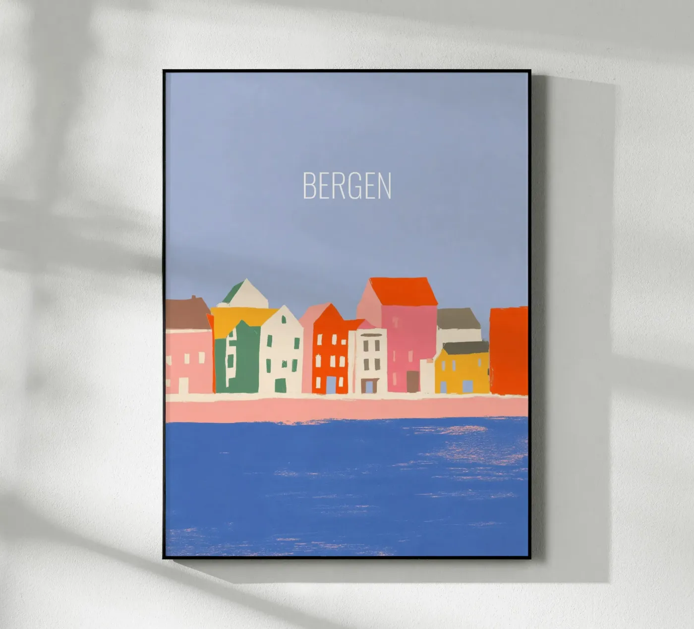 Bergen - Norvegia plexiglass da Stor Verden Co.