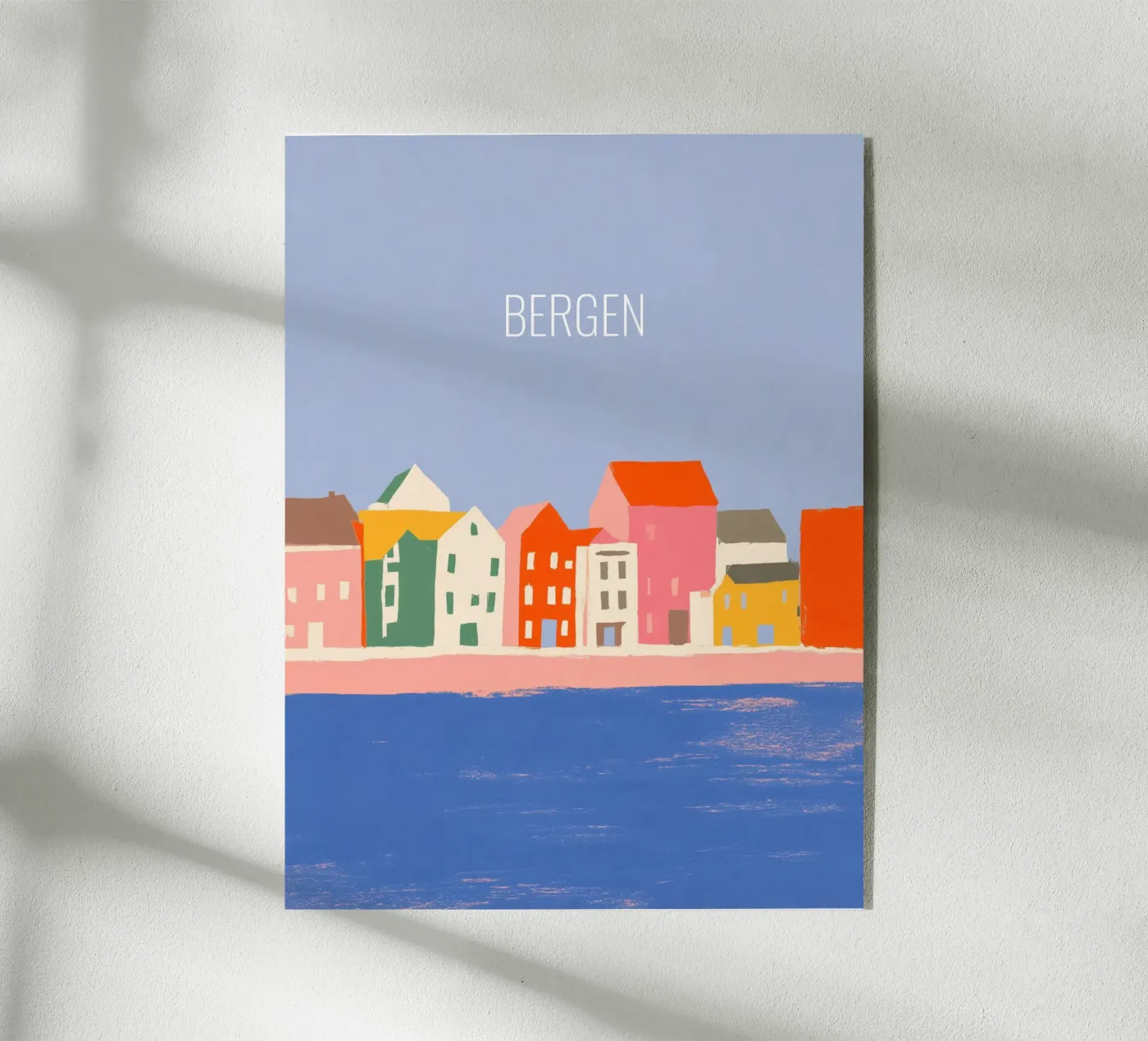 Bergen - Norvegia plexiglass da Stor Verden Co.