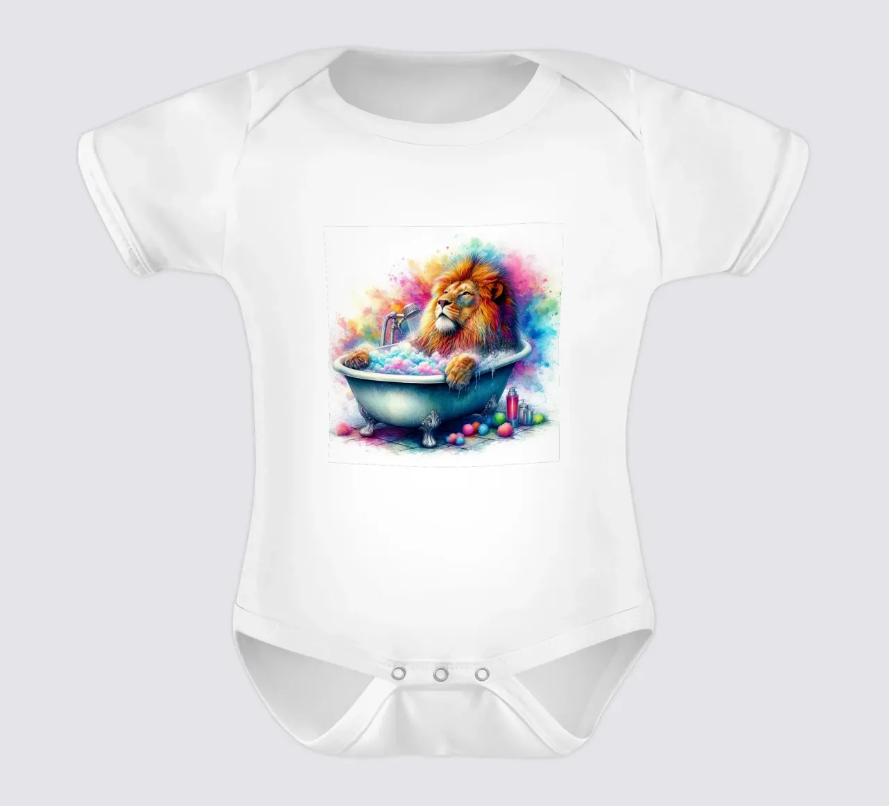 Un león en mi bañera body de bebé de 🎁 ARTVI-SHOP