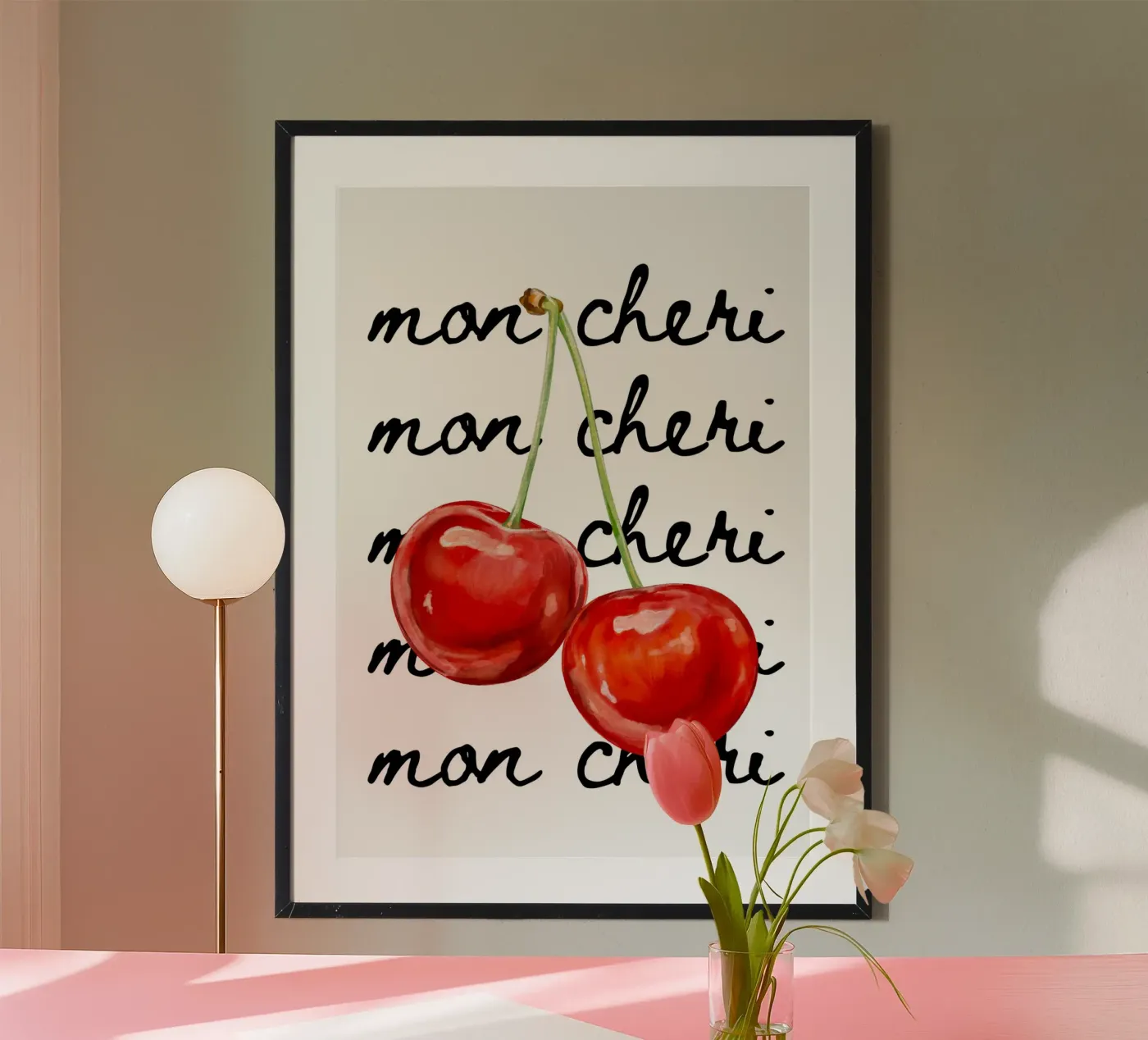 Mon cheri poster by Funkydays