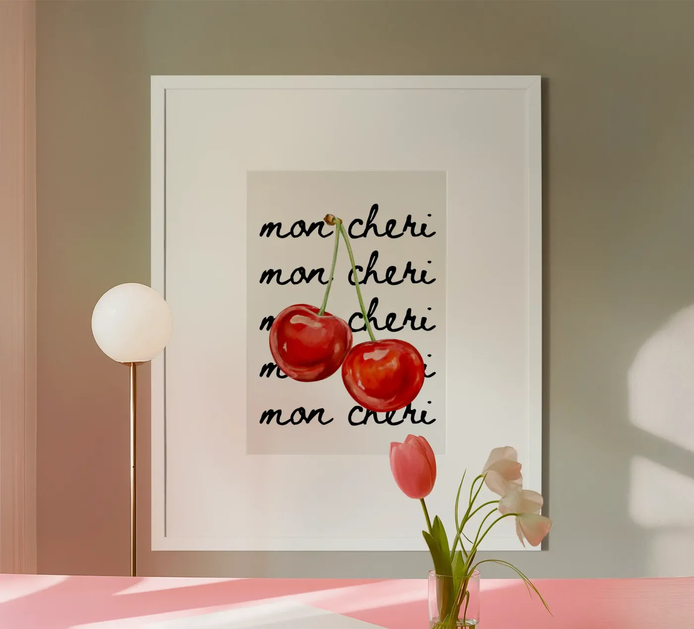 Mon cheri poster by Funkydays