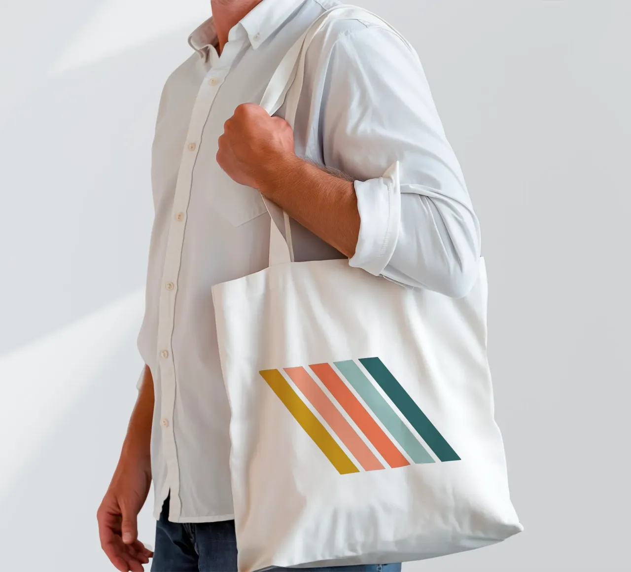 Sequence Jutebeutel von Rose Beck Art