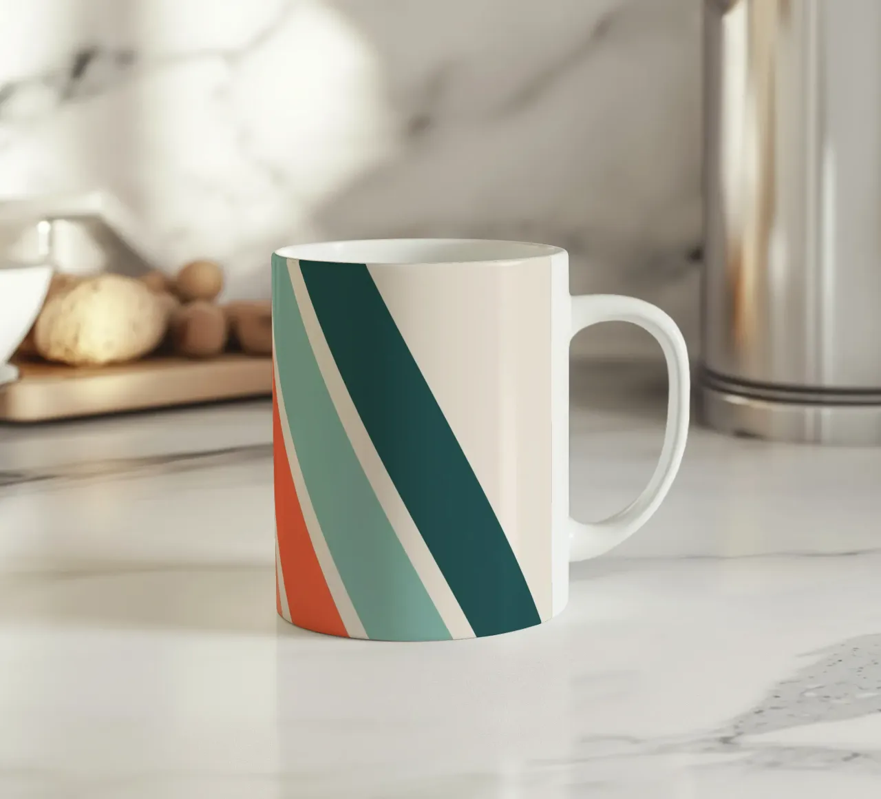 Sequence ceramic mug by Rose Beck Art