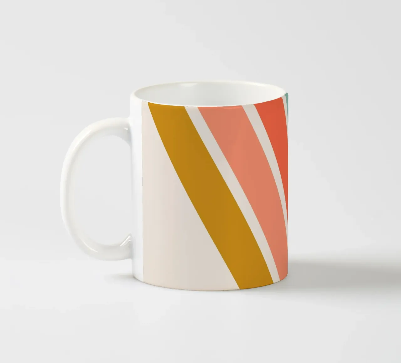 Sequence ceramic mug by Rose Beck Art