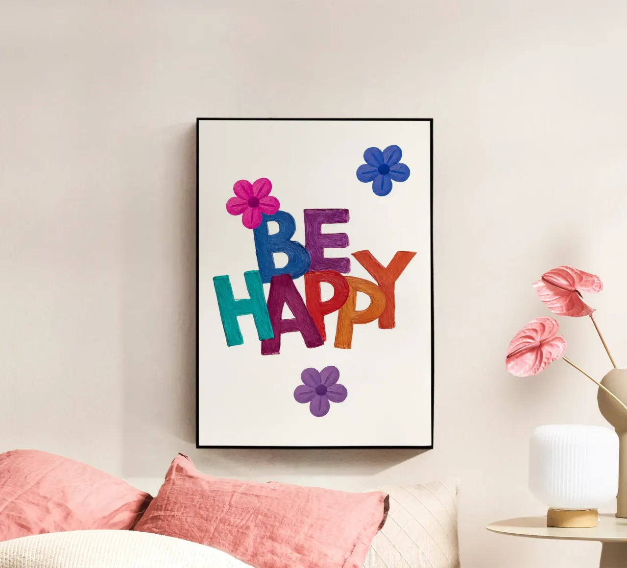 Be happy plexiglass da Funkydays