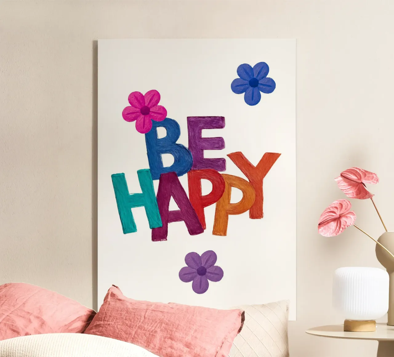 Be happy plexiglass da Funkydays