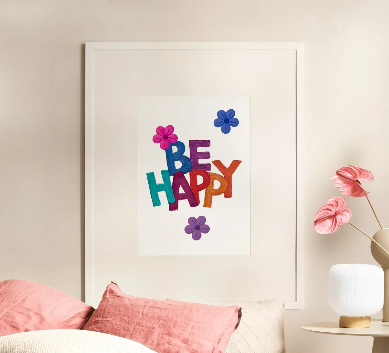 Be happy poster da Funkydays