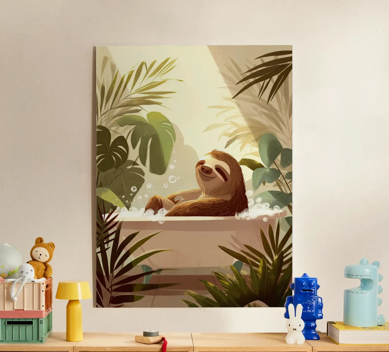 Sweet Sloth Bubble Bath plexiglass da Kiara