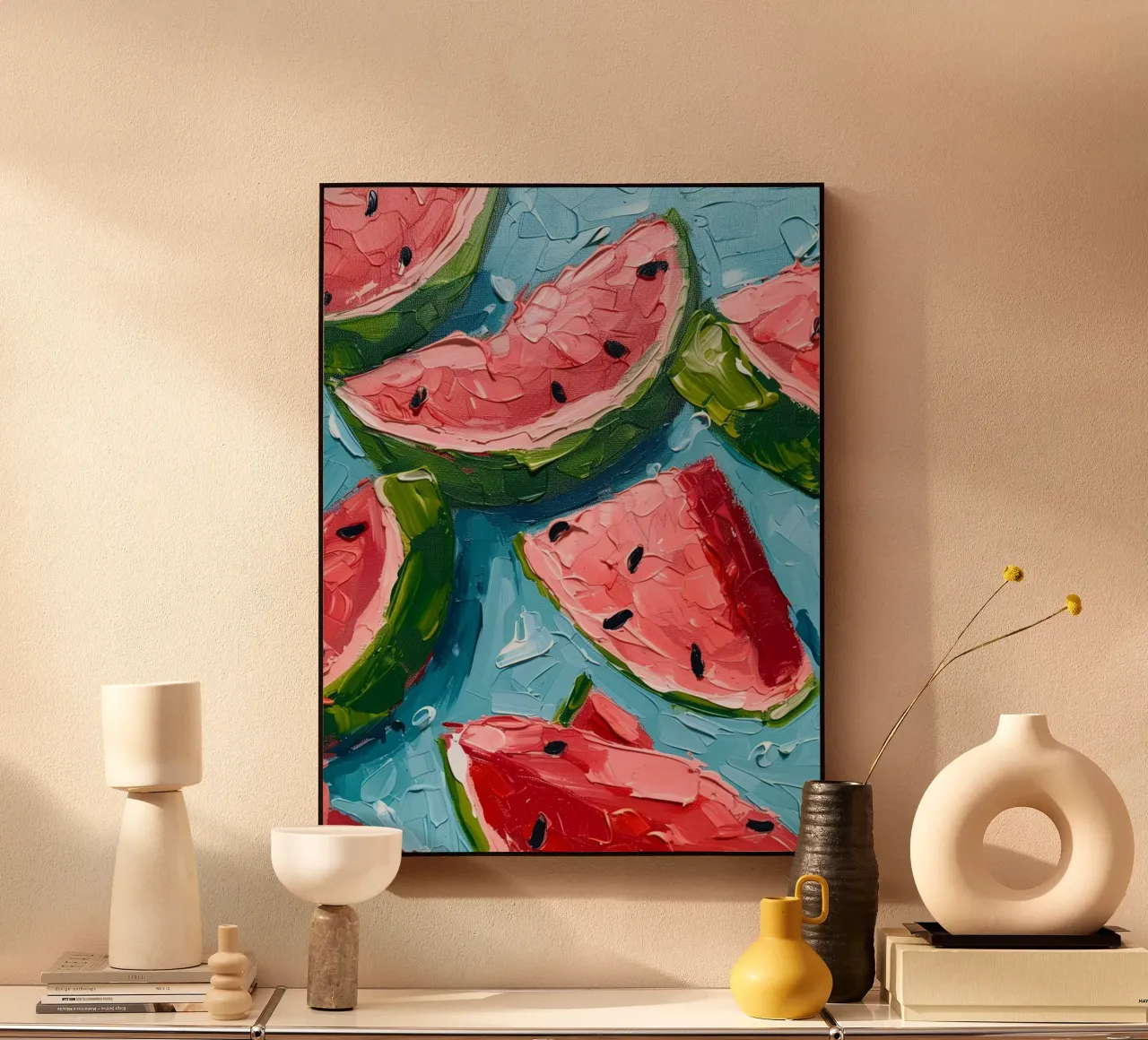 pezzi di melone plexiglass da Yaso Design & Art