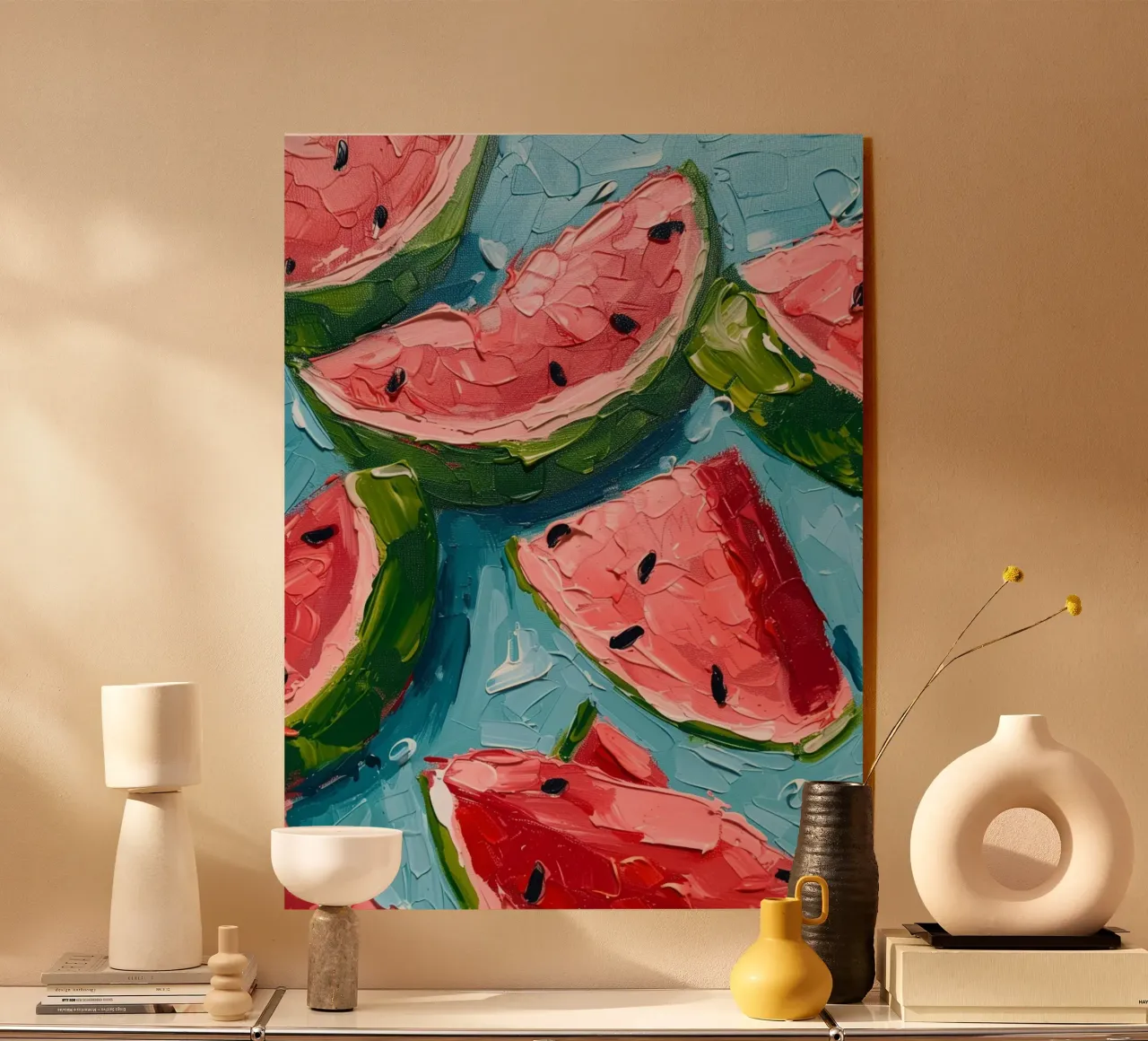 pezzi di melone plexiglass da Yaso Design & Art