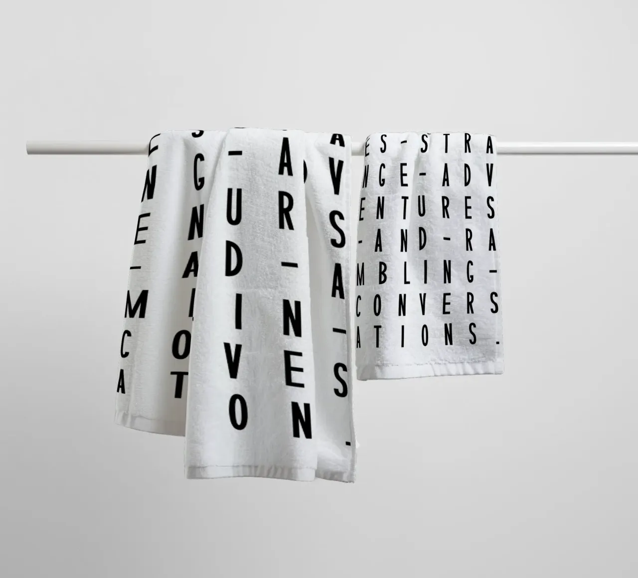 Life Is For Deep Kisses towel by Honeymoon Hotel