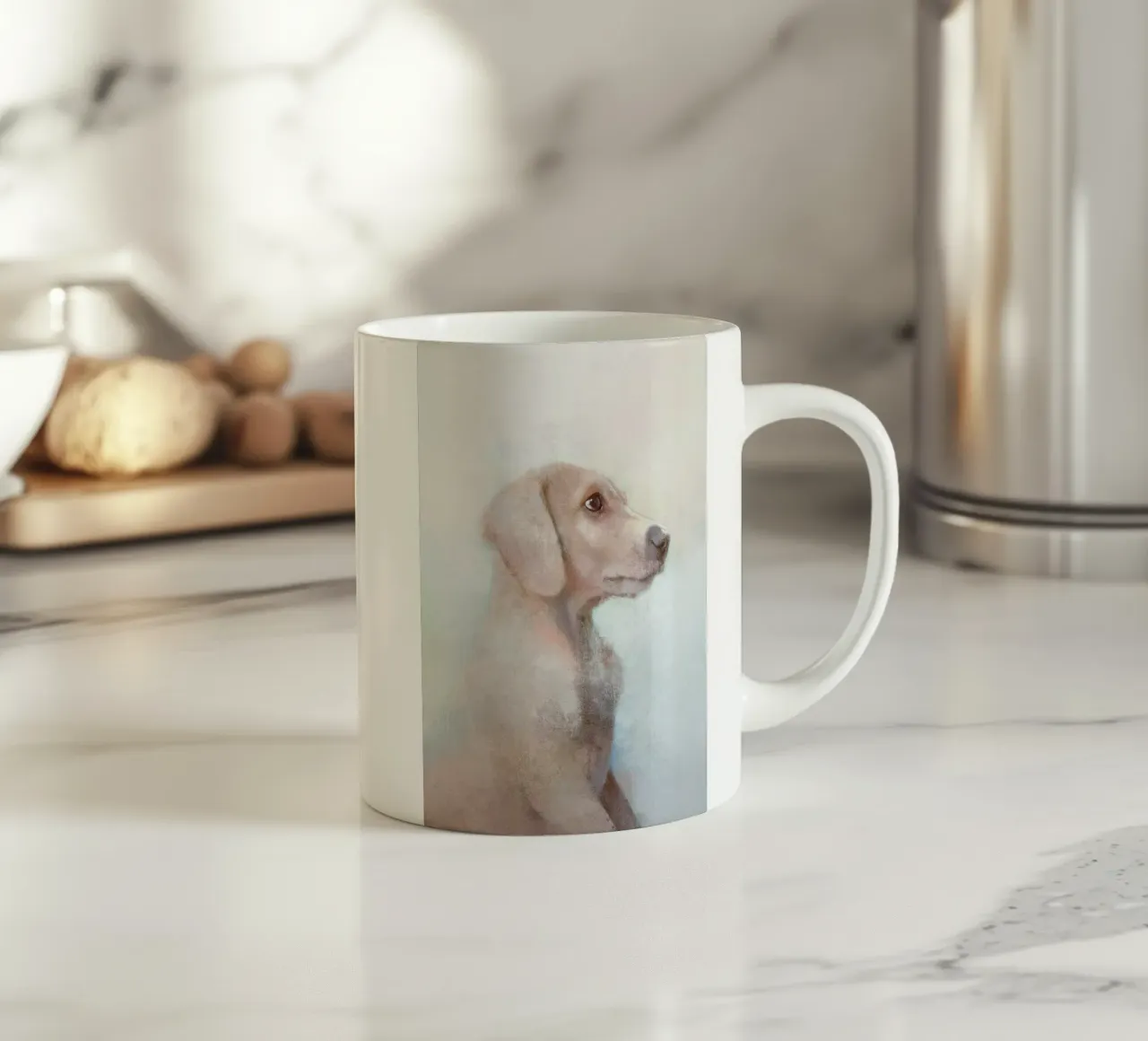L'anima gentile tazza in ceramica da Artascy Art