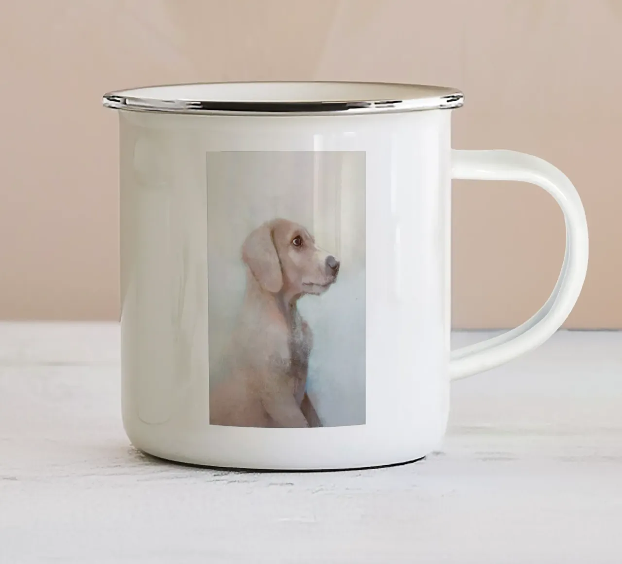 L'anima gentile tazza in smalto da Artascy Art