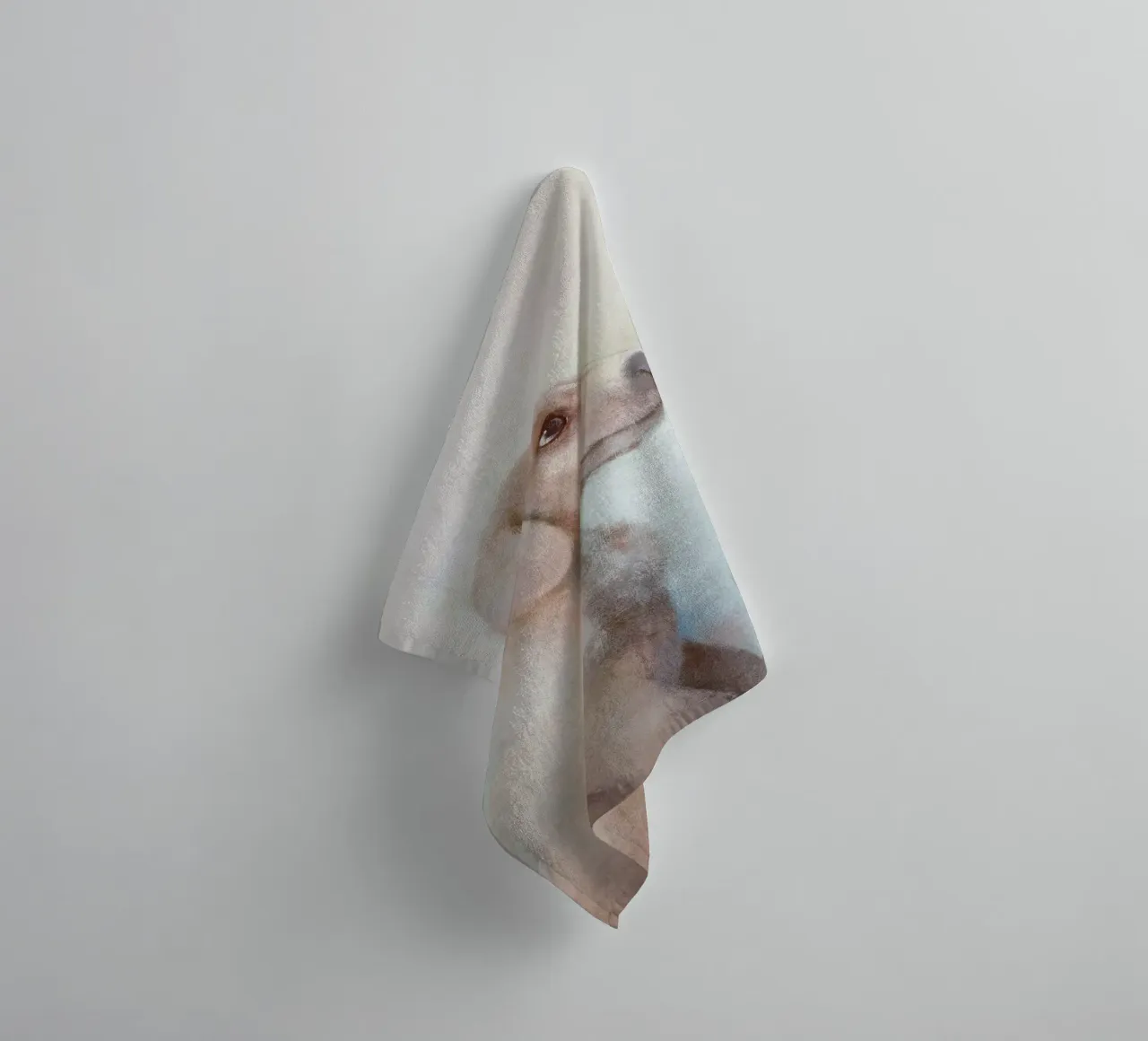 L'anima gentile asciugamano da bagno da Artascy Art