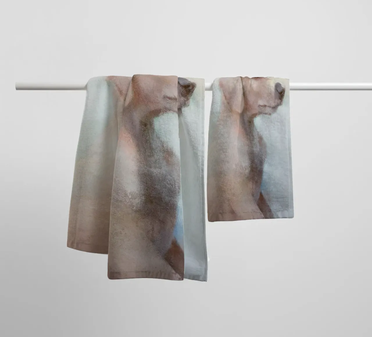 L'anima gentile asciugamano da bagno da Artascy Art