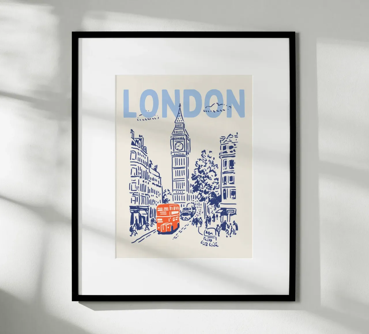 Londra poster da Stor Verden Co.