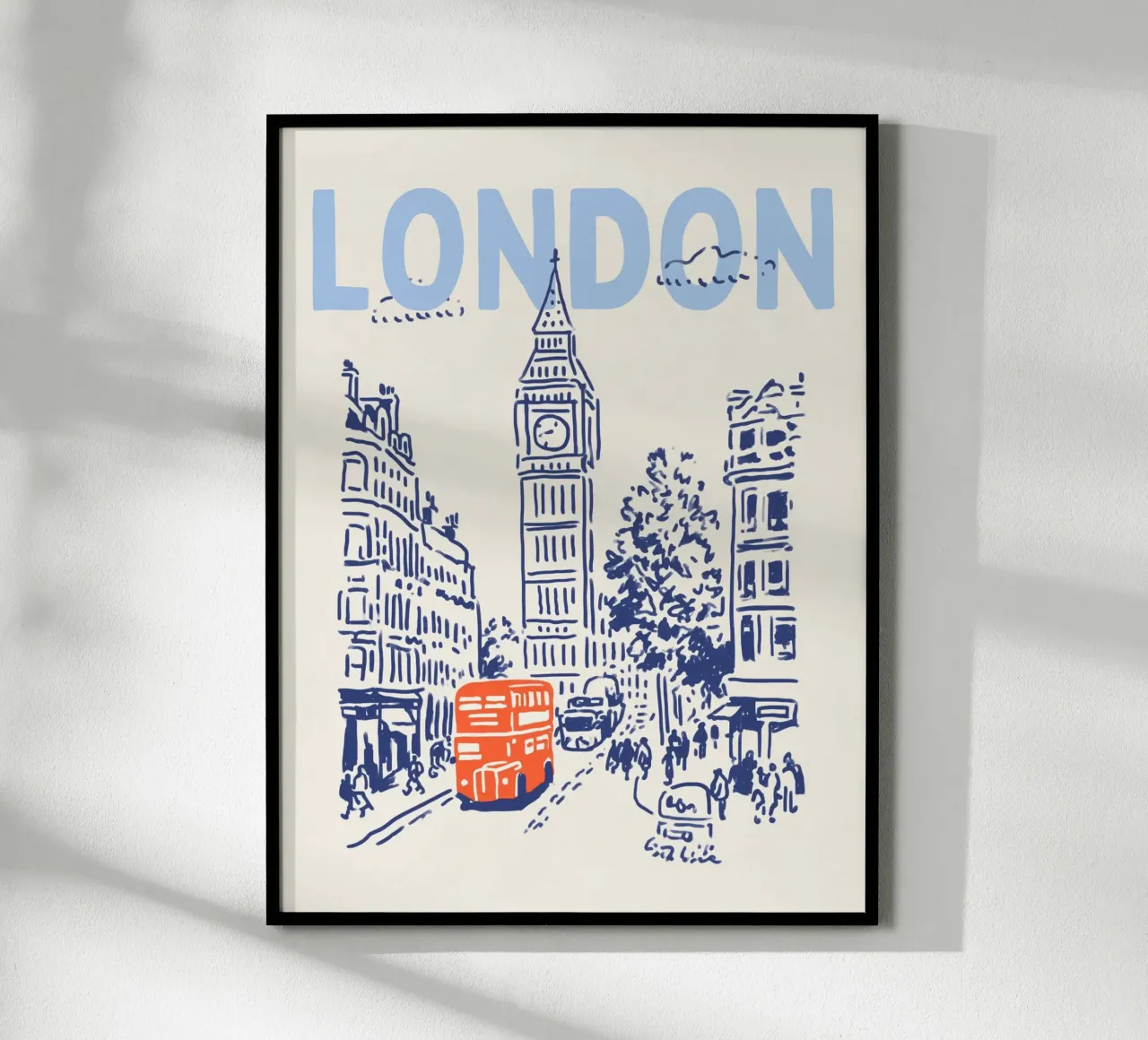 Londra poster da Stor Verden Co.