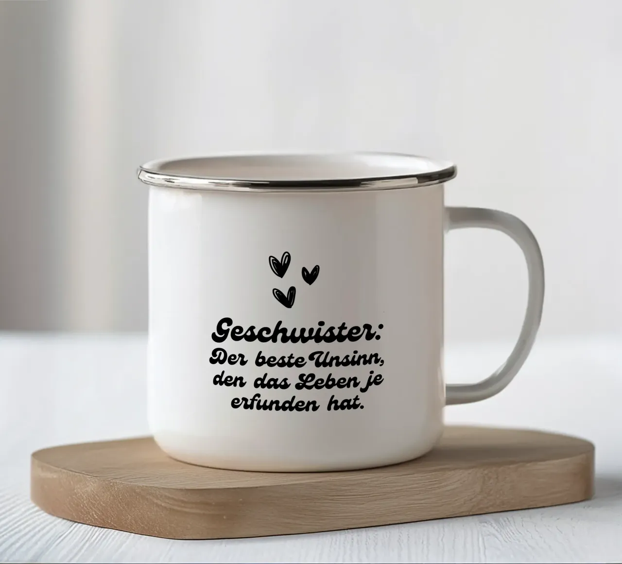 Geschwister tazza in smalto da Ohkimiko