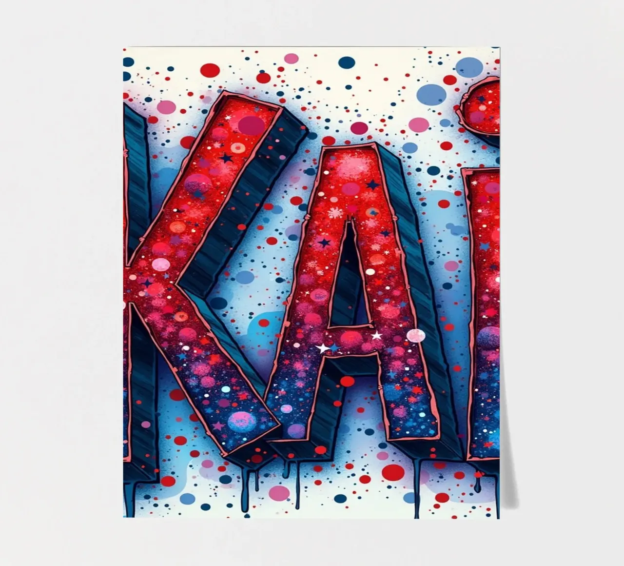 KAI sticker sheet by CASTILO Namengalerie