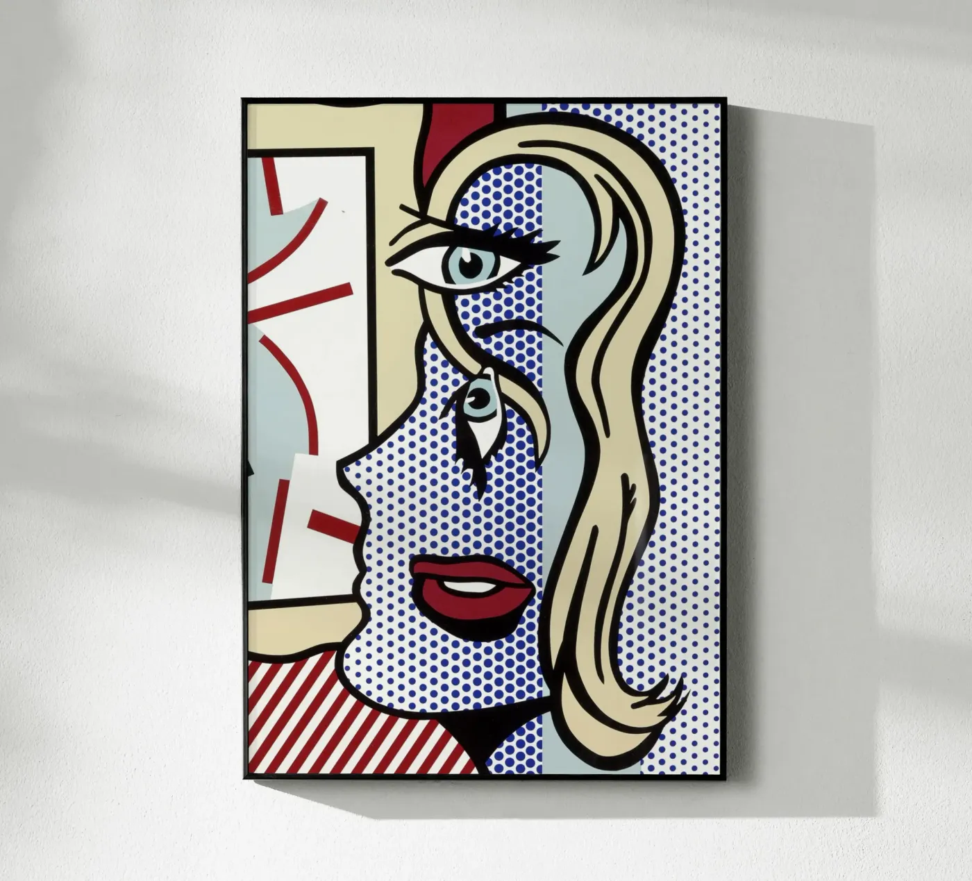 „Critico d'arte“ di Roy Lichtenstein plexiglass da Pop Art Classics