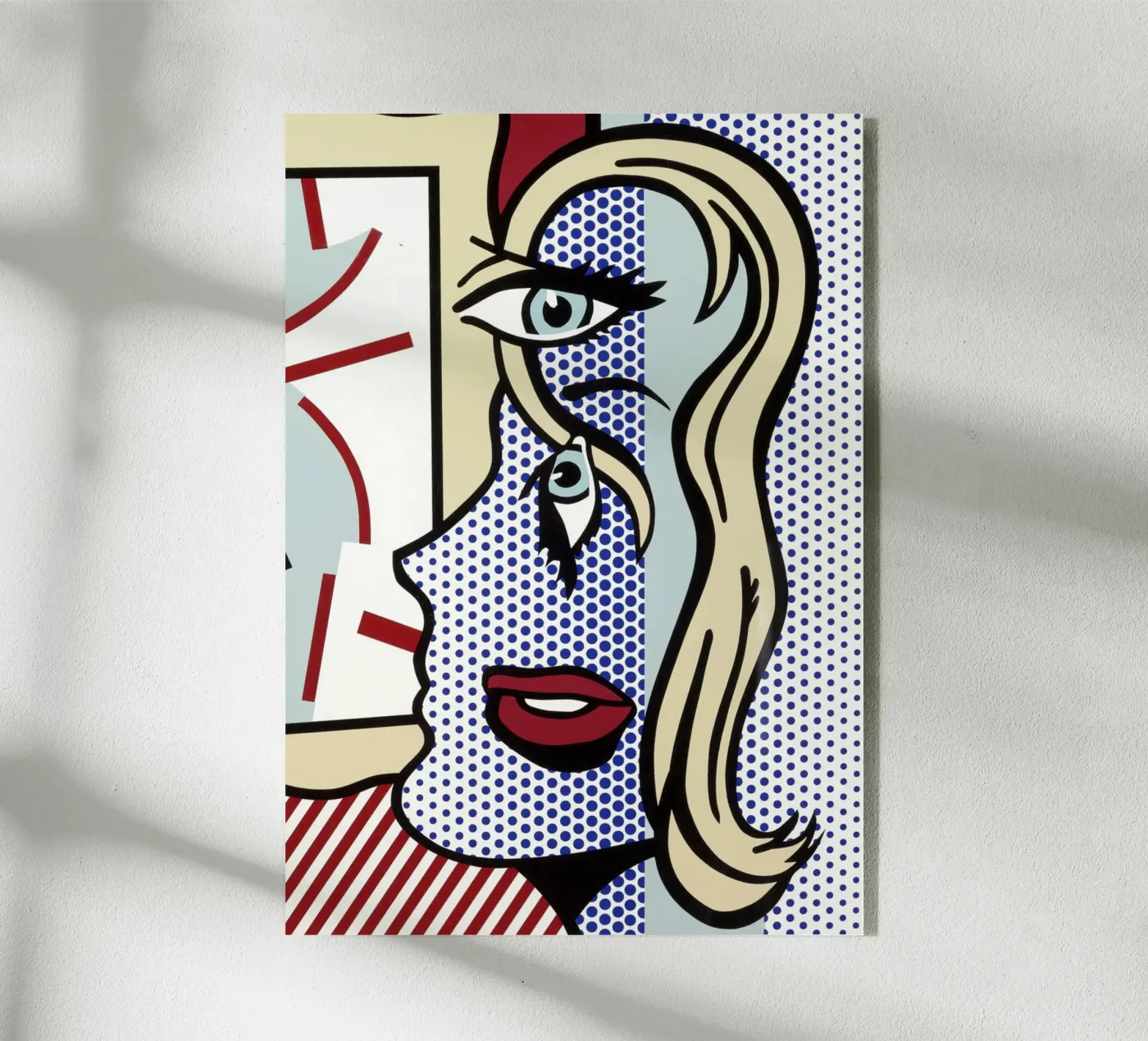 „Critico d'arte“ di Roy Lichtenstein plexiglass da Pop Art Classics