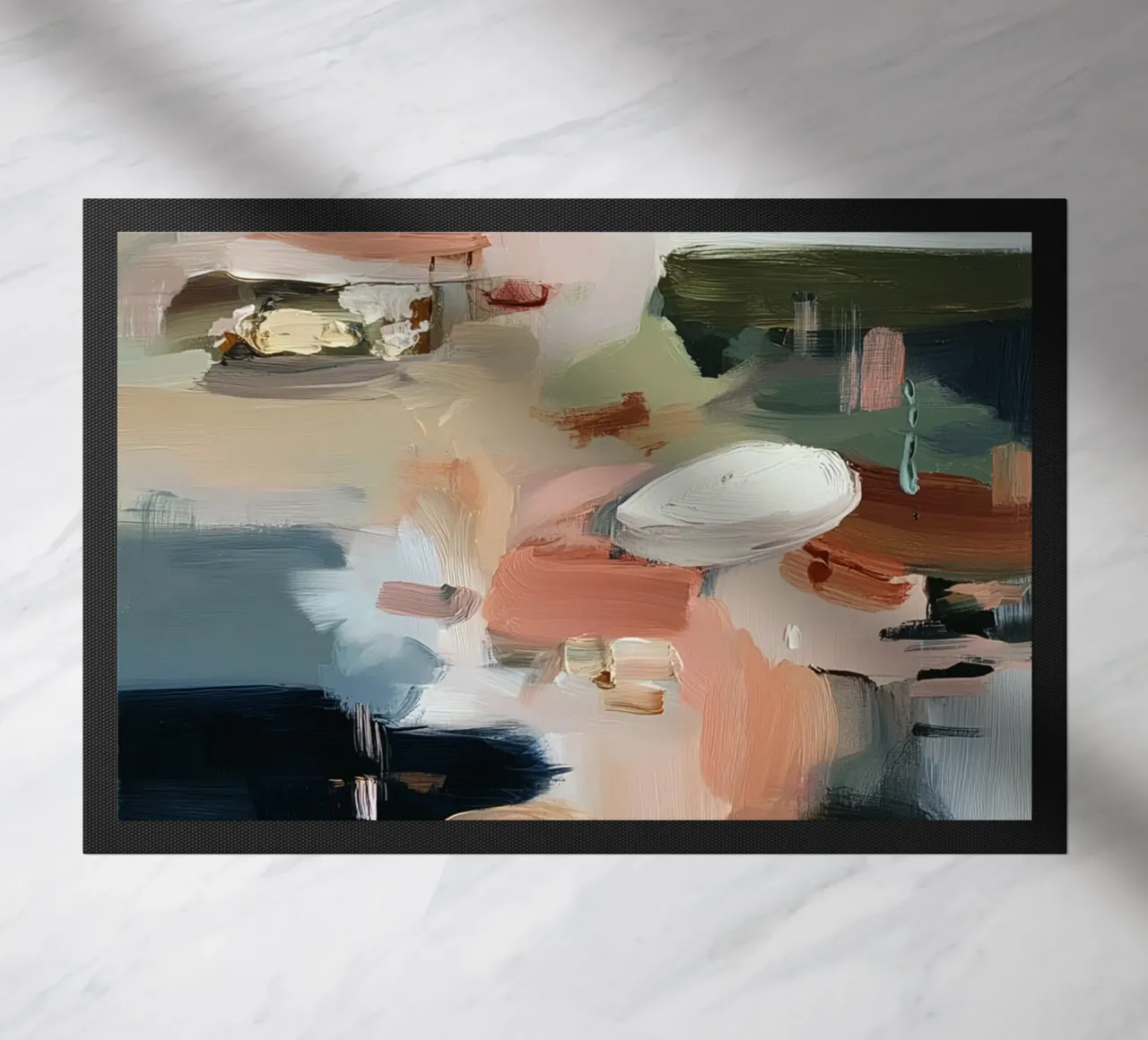 Muted Layers doormat by M.A.Z.U.N.