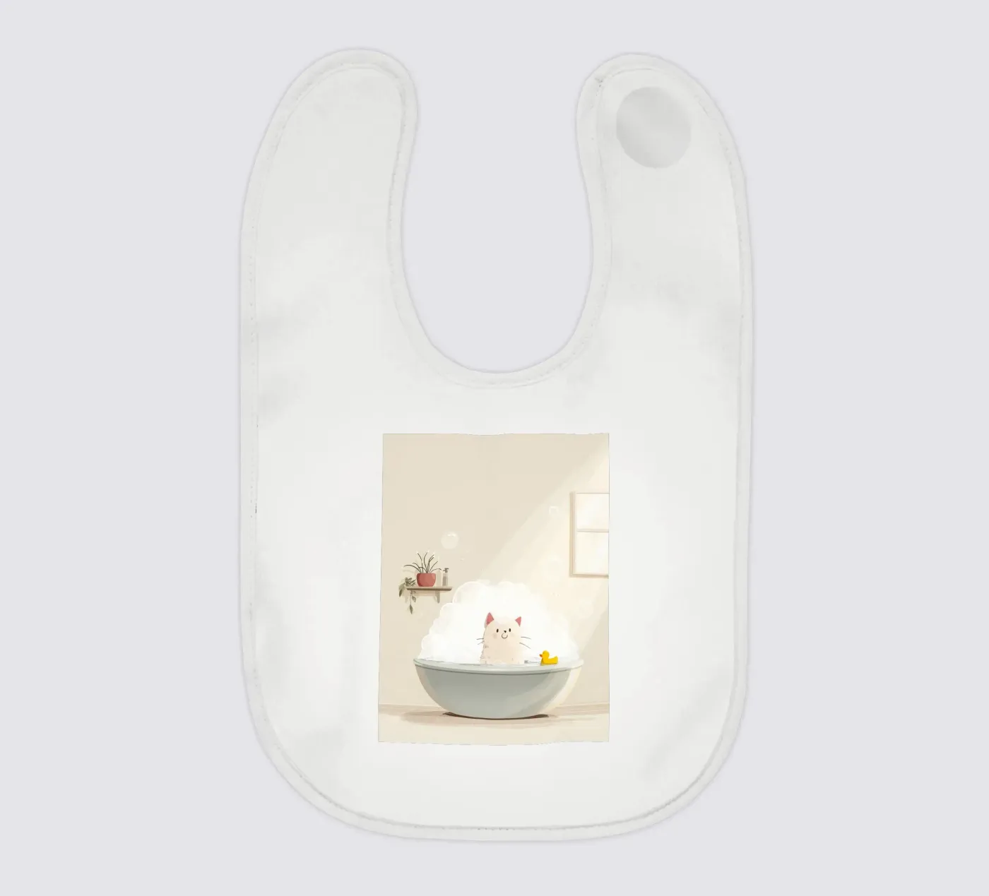 Bubble Bath Kitty Babylätzchen von Kiara