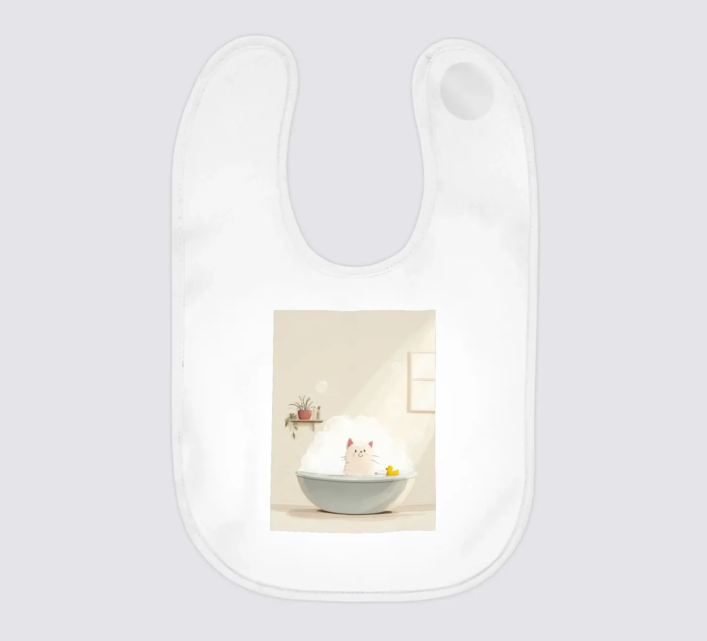 Bubble Bath Kitty Babylätzchen von Kiara