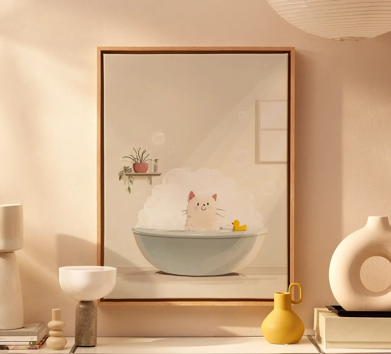 Bubble Bath Kitty tela da Kiara