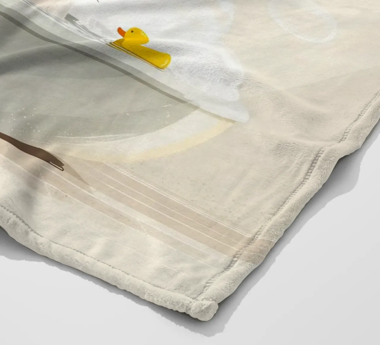 Bubble Bath Kitty fleecedeken van Kiara