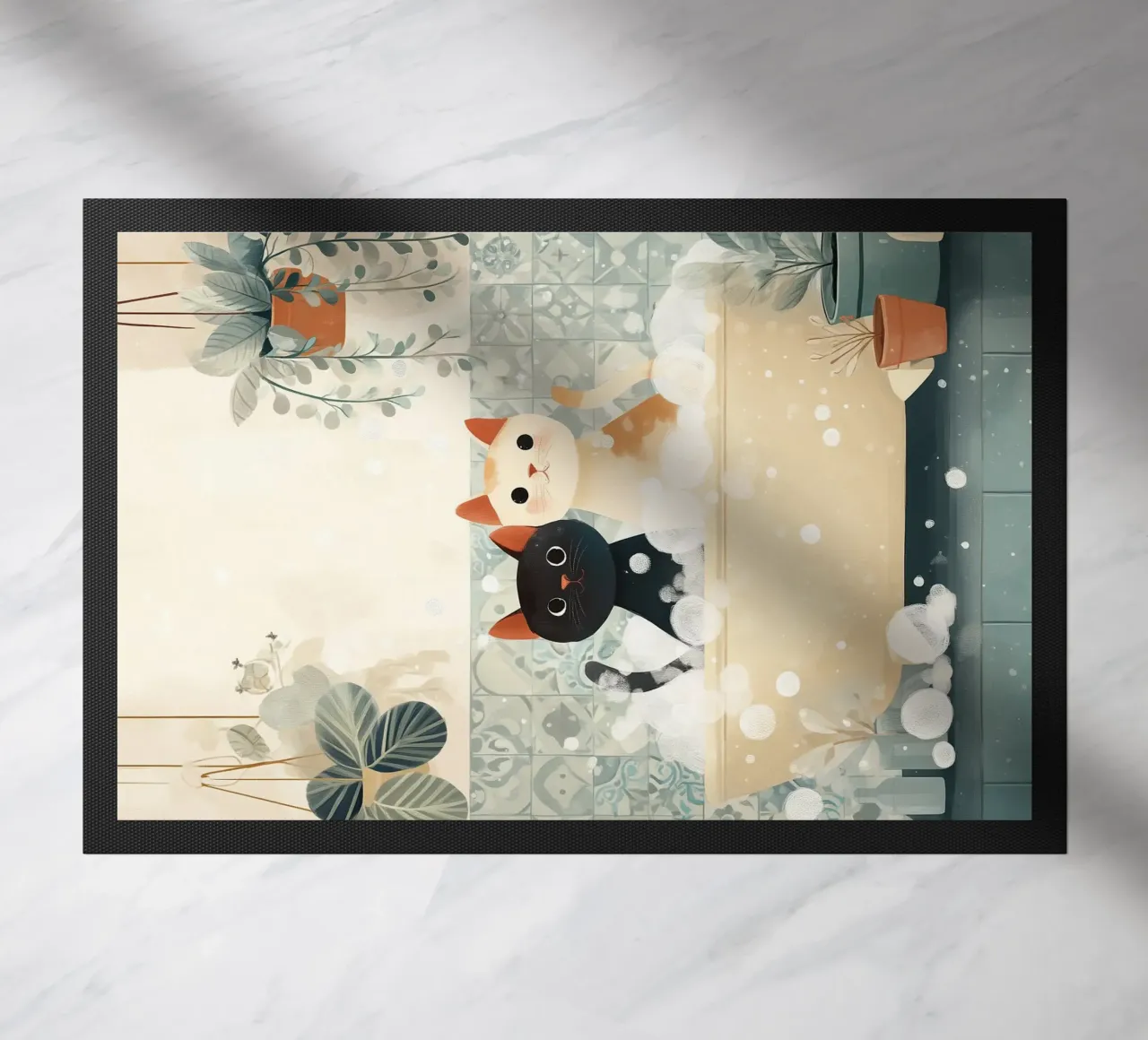 Bubble Buddies doormat by Kiara