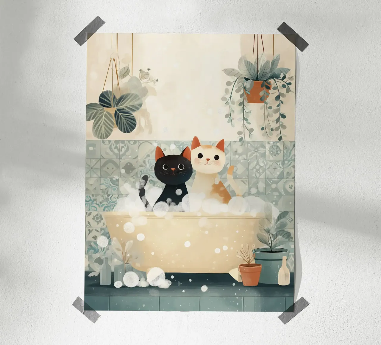 Bubble Buddies poster by Kiara