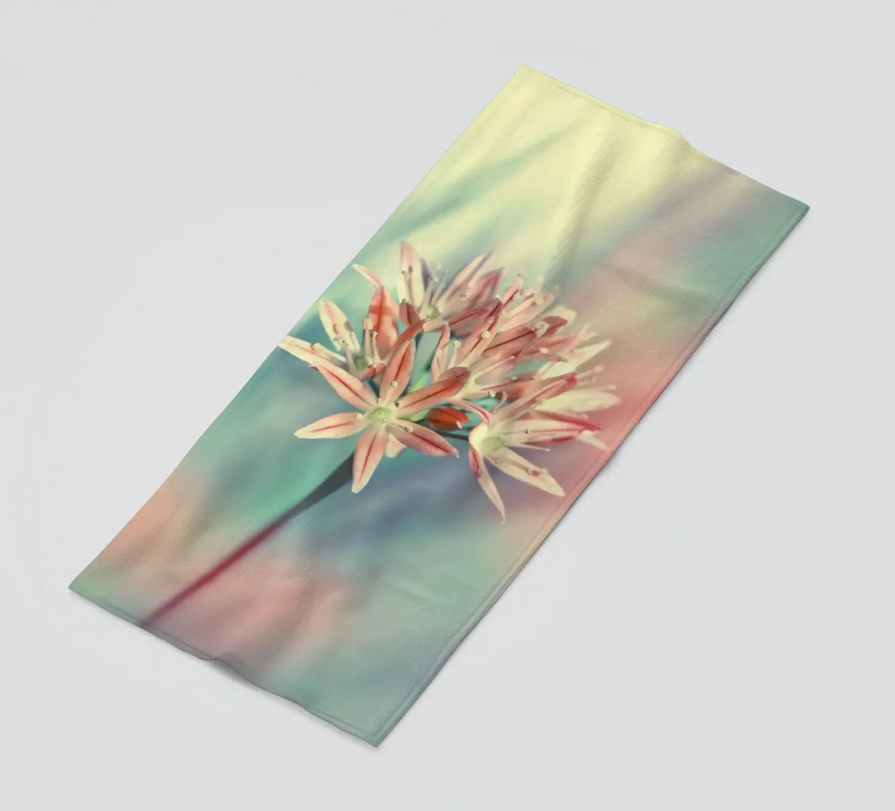 fiore pastello telo mare da Atteloi Fotografie