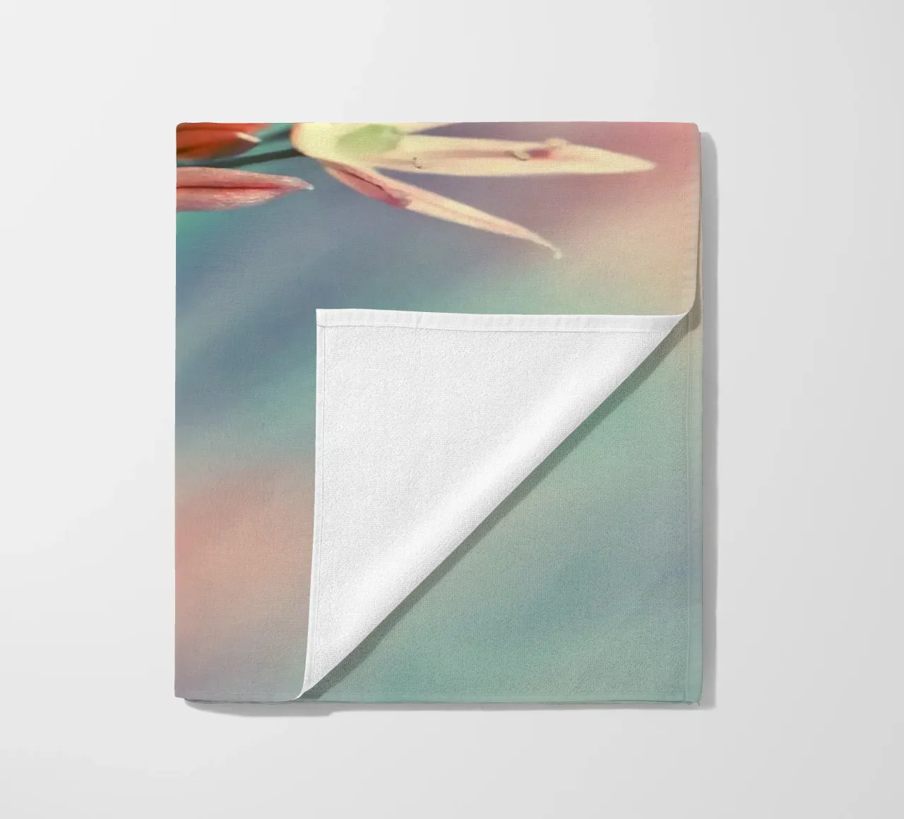 fiore pastello telo mare da Atteloi Fotografie