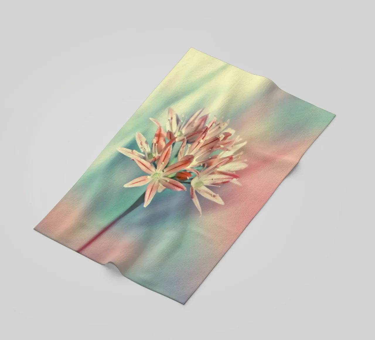 fiore pastello telo mare da Atteloi Fotografie