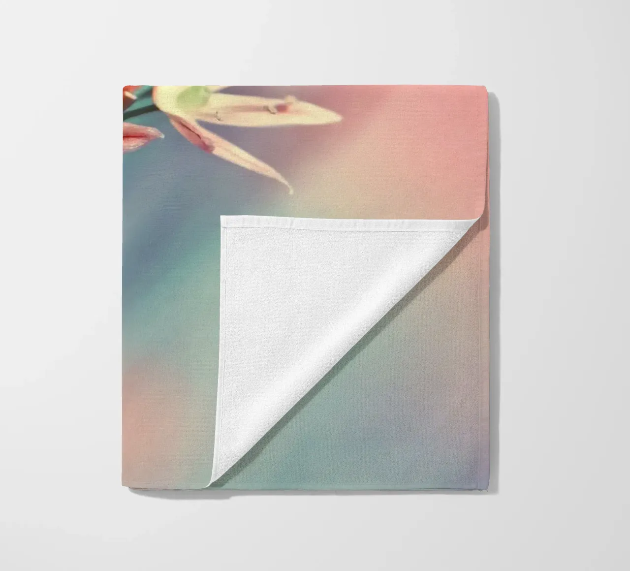 fiore pastello telo mare da Atteloi Fotografie