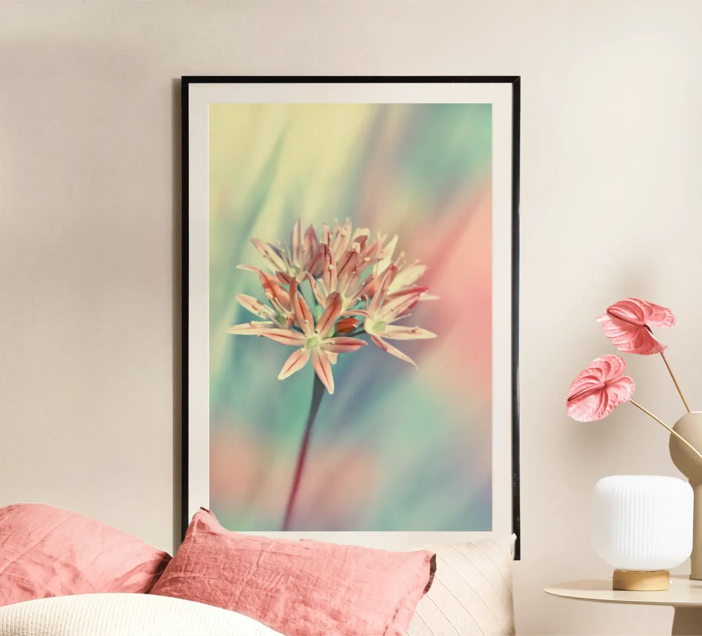pastel bloom poster van Atteloi Fotografie