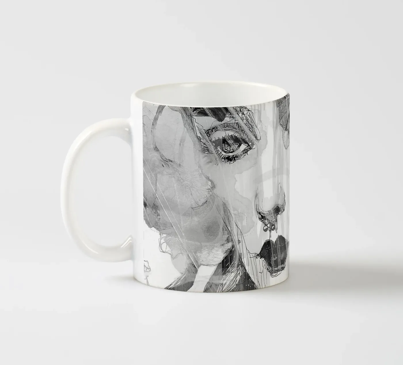 samurai2 ceramic mug by k i m
