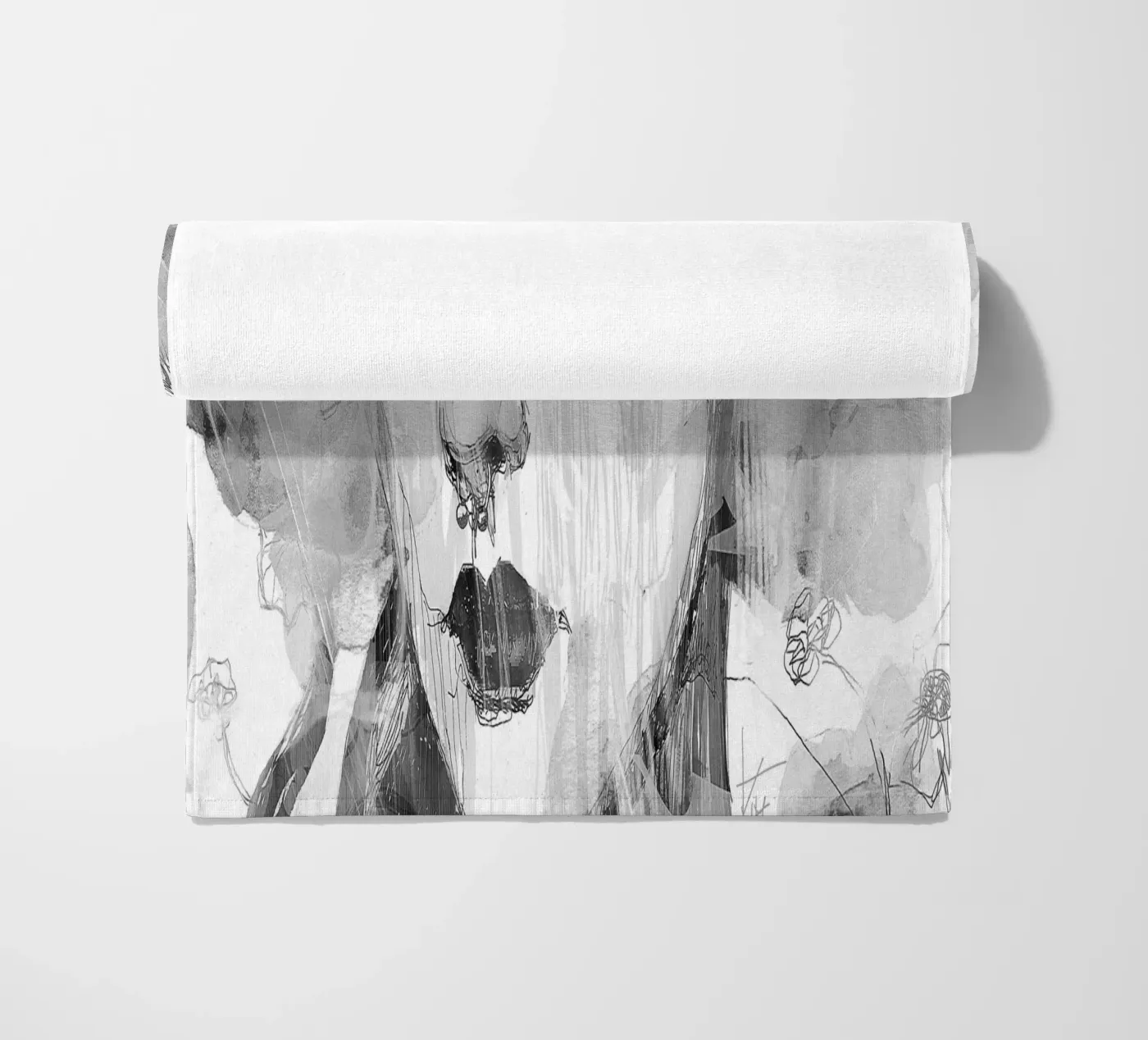 samurai2 beach towel by k i m