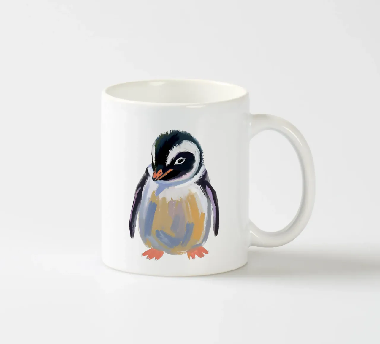 Pinguino tazza in ceramica da Ohkimiko