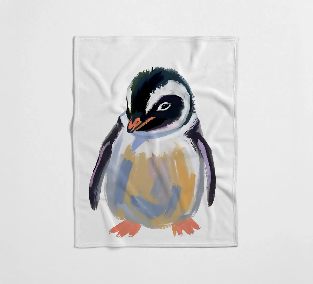 Pinguino coperta in pile da Ohkimiko