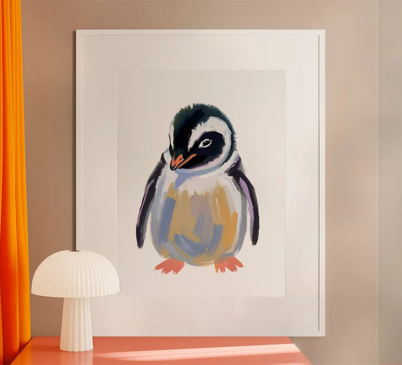 Pinguin poster van Ohkimiko