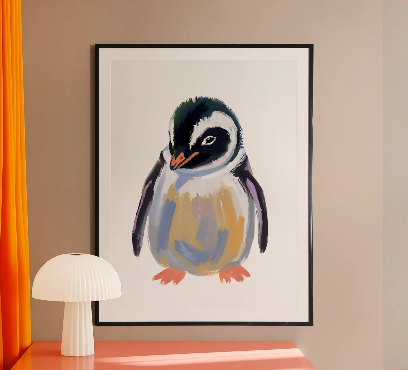 Pinguin poster van Ohkimiko