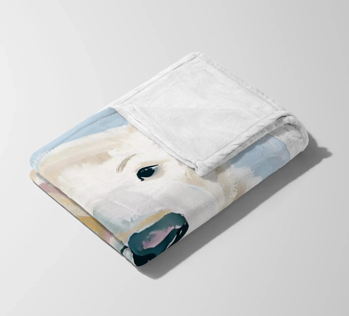 Kleiner Eisbär fleecedeken van Ohkimiko