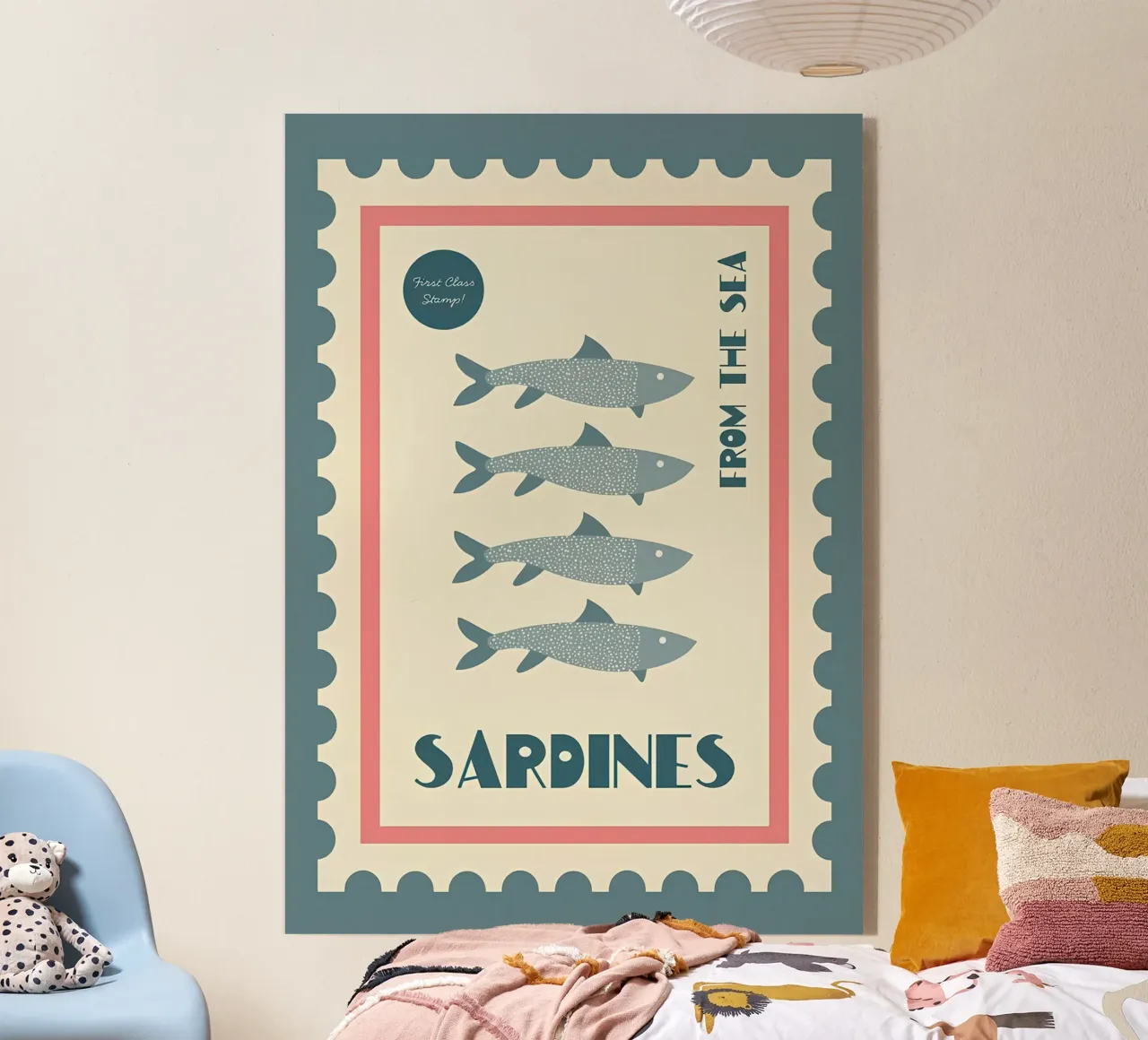 Sardine dal mare plexiglass da homdeco